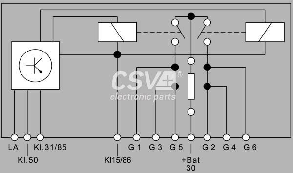 imagen (2) del producto Rele Precalentamiento Mercedes