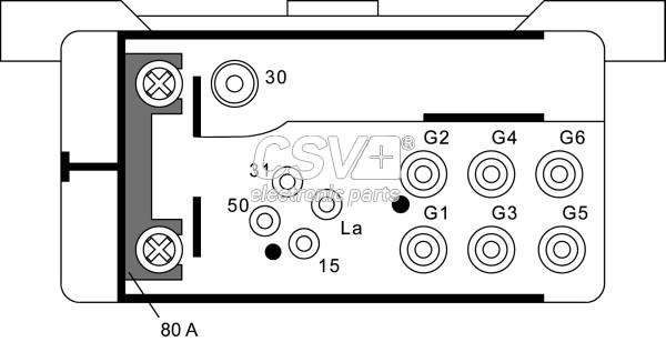 imagen (3) del producto Rele Precalentamiento Mercedes